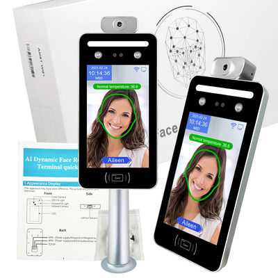 IPS-Touch Screen Gesichtserkennungs-Temperatur-Scanner-Zugriffskontrolle