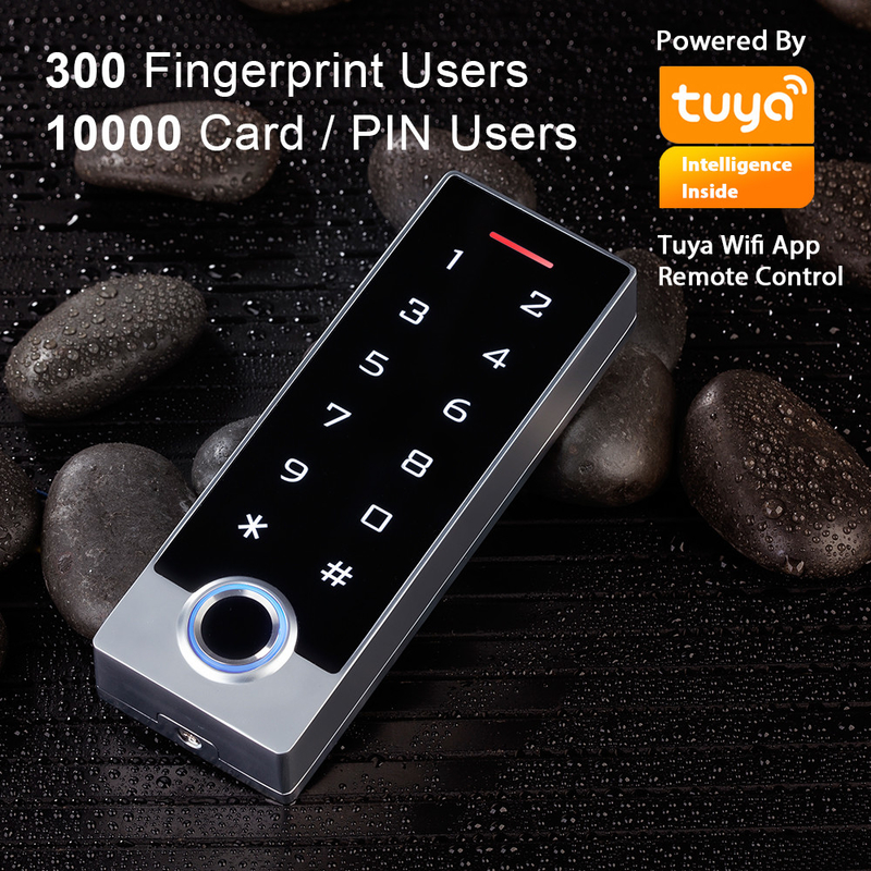 RFID-Karten-biometrische Fingerabdruck-Tür-Zugriffskontrollsystem-Noten-Tastatur beweglicher APP-Zugang