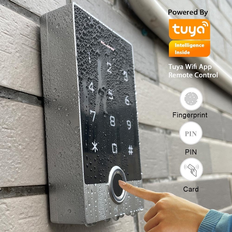 Des Metalltuya Verschluss Tür-Zugriffskontrollterminalfingerabdruck-RFID Tuya Smart