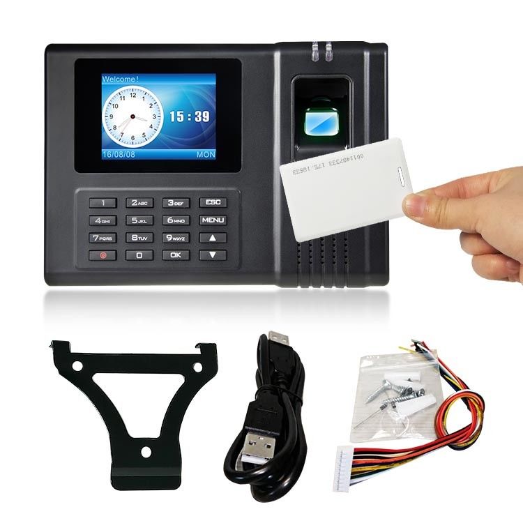 Stempeluhr LCD 2,4 Zoll-biometrische Fingerabdruck-Zugriffskontrolle