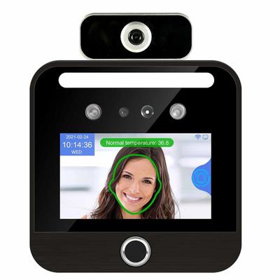 Qualität  Employee Face Recognition Attendance Machine Temperature Detection Fabrik