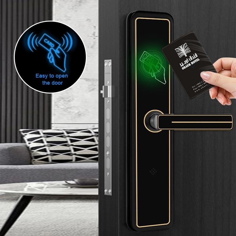 Intelligentes Karten-Türschloss-Hotelzimmer des Schlag-RFID schließt Aluminiumlegierung für Hotel zu