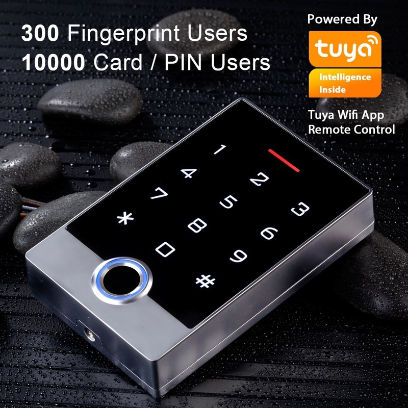 Wifi Tuya wasserdichte alleinstehende Tastatur des Tür-Zugriffskontrollsystem-IP68 RFID/Fingerabdruck