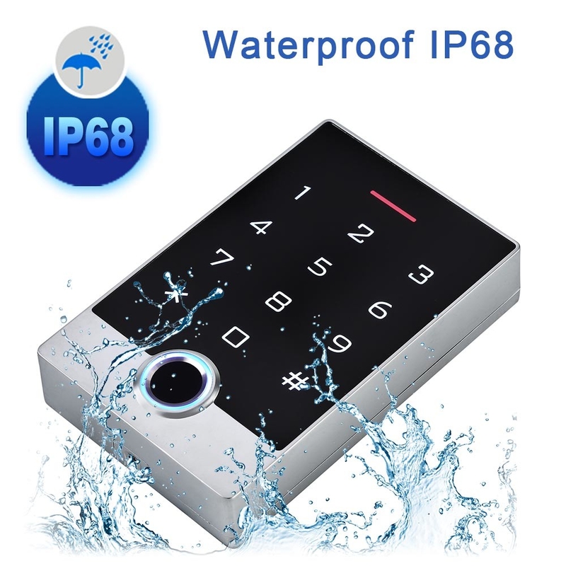 Wasserdichte alleinstehende Tastatur des RFID-Karten-Fingerabdruck-Tür-Zugriffskontrollsystem-IP68