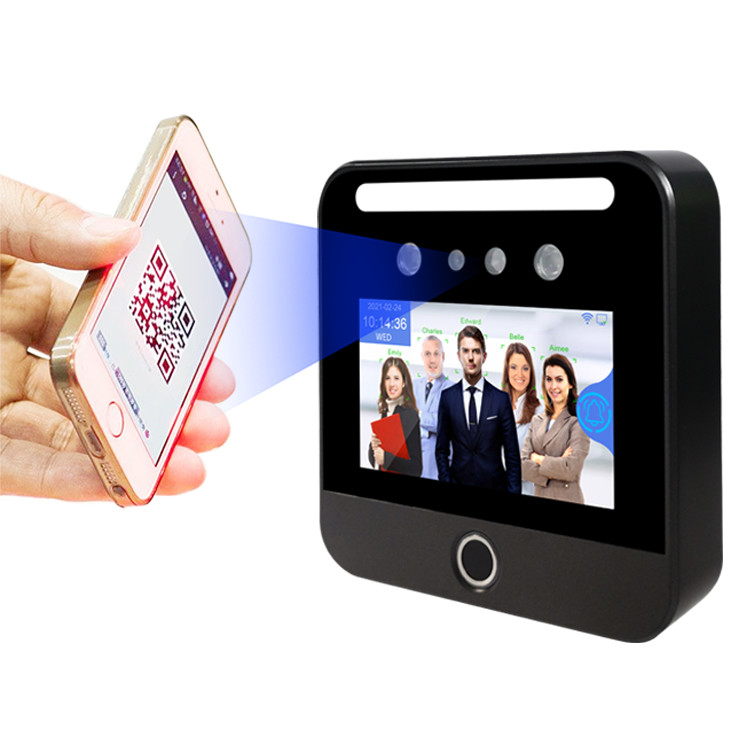 5 Zoll IPS-Touch Screen Gesichtserkennungs-Anwesenheits-Maschinen-biometrische Stechuhr