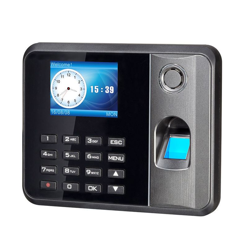 2,8 Zoll-Farbbildschirm-Fingerabdruck-Anwesenheits-Maschinen-biometrische Zeiterfassung