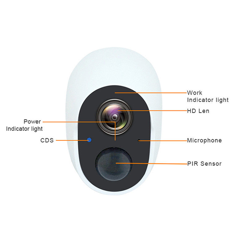 HD 1080p drahtlose IP-Überwachungskamera-Zweiwegaudio mit mobilem App