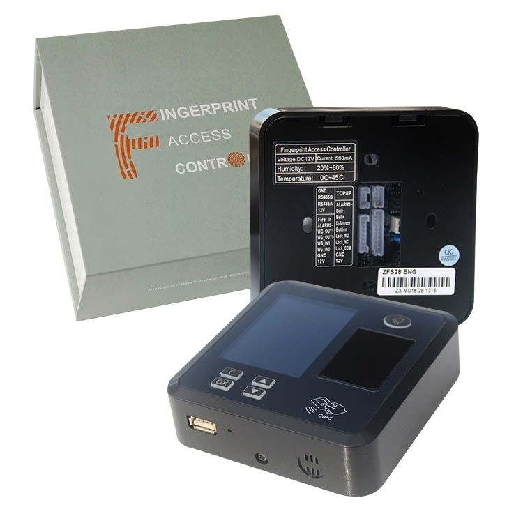 Flugsteig TCP-IP Wifi Schwarz-TFS28 12V 0.2s 125 MHZ-Karten-Fingerabdruck-Zugriffskontrolle