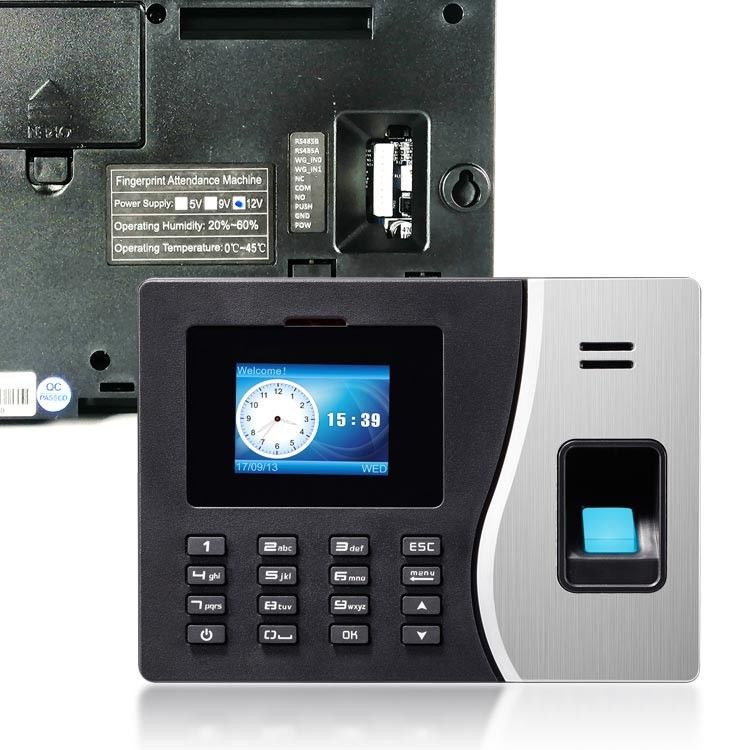 Fingerabdruck-Zeit-Anwesenheits-System des Karten-Passwort-9V LCD