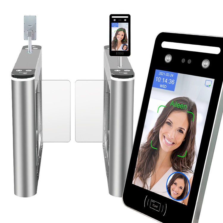 8 Zoll-Gesichtsanerkennungs-Zugriffskontrollsystem mit drahtloser RFID Karte Wifi