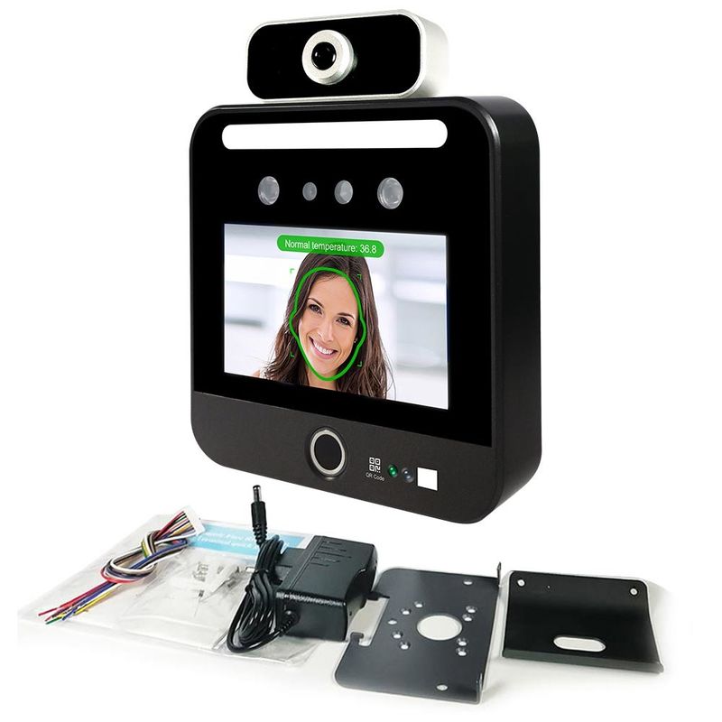 Gesichtserkennungs-Temperatur-Scanner-Kiosk Italiens Verifica C19 alleinstehend
