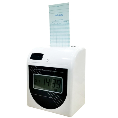 Angestellt-Anwesenheits-Digital-Stechuhr-automatische Zeit-Tischplattenlochkartenmaschine