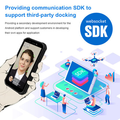 TIMY HF2 Tragbare Palmvenen-Biometrische Anwesenheitsscanner PVR-Terminal eingebaute Batterie 4G LTE 2G 3G Multi-Band