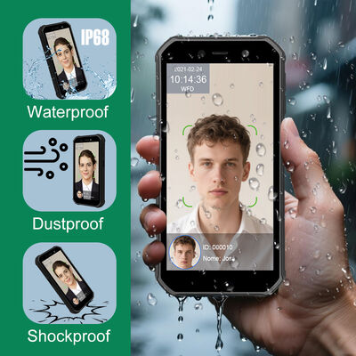 4G-Portable Outdoor Android Gesichtserkennungsmaschine für die Anwesenheit der Mitarbeiter