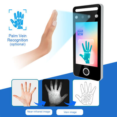 5 Zoll Touchscreen Multi-Mode Profi-Gesicht Fingerabdruck RFID-Zugriffssteuerungsmaschine mit RS485