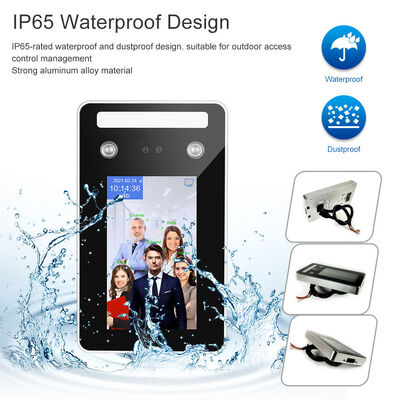 IP65 Waterproof Face Recognition Access Control Machine with Cloud Software and Mobile APP for Time Attendance