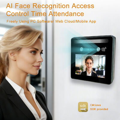 Smart AI Facial Recognit Device Time Attendance and Security Access Control System Biometric AI Face Recognition Device