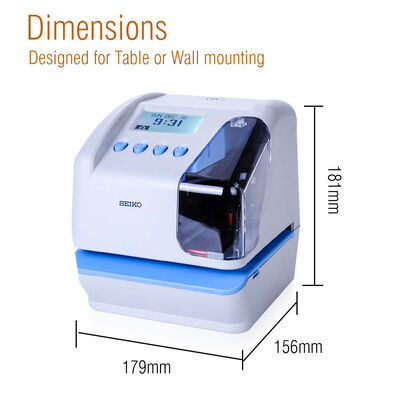 USB-Flash-Disk-Zeitstempel-Anwesenheitsmaschine Mehrsprachige Stempeluhr mit 2-zeiligem Druck