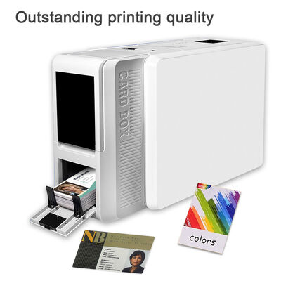 PVC ID Card Printer Dye Sublimation Direct to Card YMCK 300dpi Edge to Edge Badge Employee Membership Card Printing Machine
