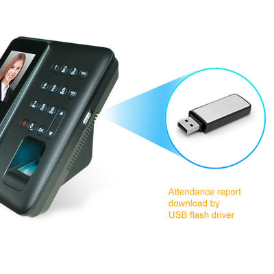 An der Wand befestigtes 2,8 Zoll-Gesichtserkennungs-Zeit-Anwesenheits-System