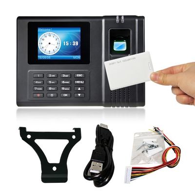 Stempeluhr LCD 2,4 Zoll-biometrische Fingerabdruck-Zugriffskontrolle