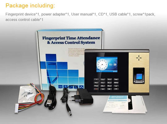 SIM Card GPRS 2,8 Zoll Thumbprint-Zeit-Anwesenheits-System