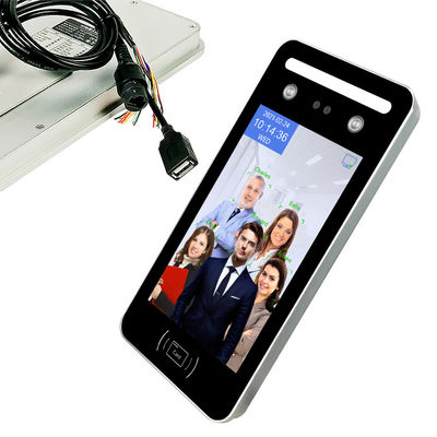 8 Zoll-Gesichtsanerkennungs-Zugriffskontrollsystem mit drahtloser RFID Karte Wifi