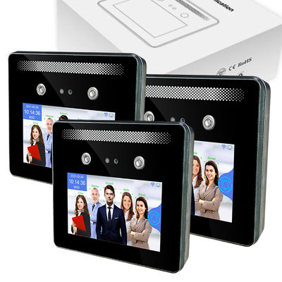 Dynamisches 5,0 Zoll-Gesichtserkennungs-Maschinen RoHS-Zeit-Anwesenheits-Zugriffskontrollsystem