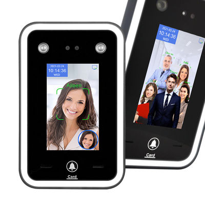 4,3 Zoll-Gesichts-Entdeckungs-biometrische Maschinen-QR Code-Zeit-Anwesenheits-Zugriffskontrolle