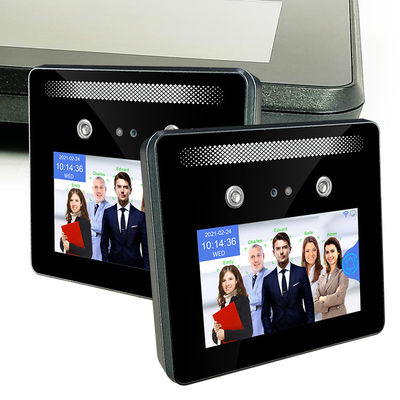 5 Zoll-Mehrpersonengesichtserkennungs-Anwesenheits-Maschinen-Angestellt-Stempeluhr