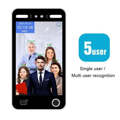 Biometrischer Fingerabdruck AI-Gesichtsanerkennungs-Zugriffskontrollsystem für Anwesenheit