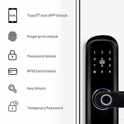 Biometrische Fingerabdruck-Tastatur-Keyless Türschloss-Smart Home Tuya APP Wifi